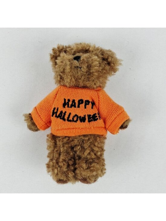 Boyds Bears Other - 2003 Boyds Bears Plush 3.5" Mini Bear Orange Happy Halloween Shirt